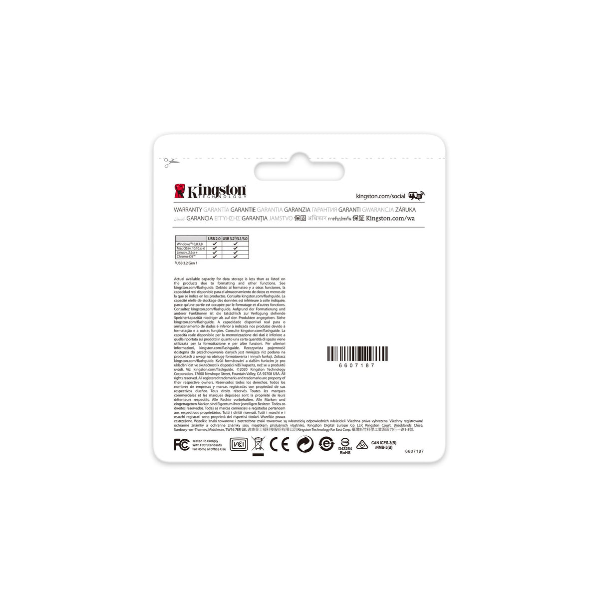 Kingston DataTraveler Kyson 512GB USB 3.2 200MB/s Read Speed Flash Drive