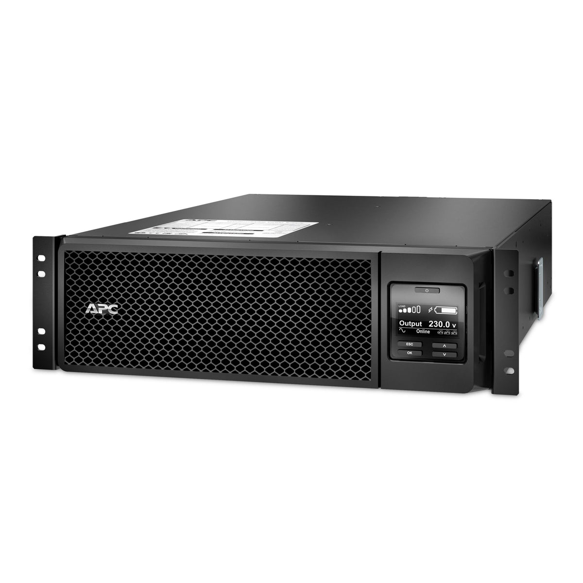 APC Smart-UPS On-Line 5kVA 3U Rackmount 230V 6x C13+4x C19 IEC Outlets Network