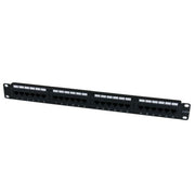 StarTech.com C6PANEL24 24 Port Cat 6 1U Rackmount Patch Panel RJ45