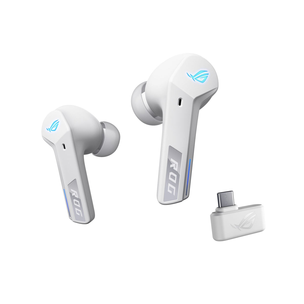 ASUS ROG CETRA TRUE WIRELESS SPEEDNOVA WHITE Bluetooth 24-bit 96kHz Audio AI