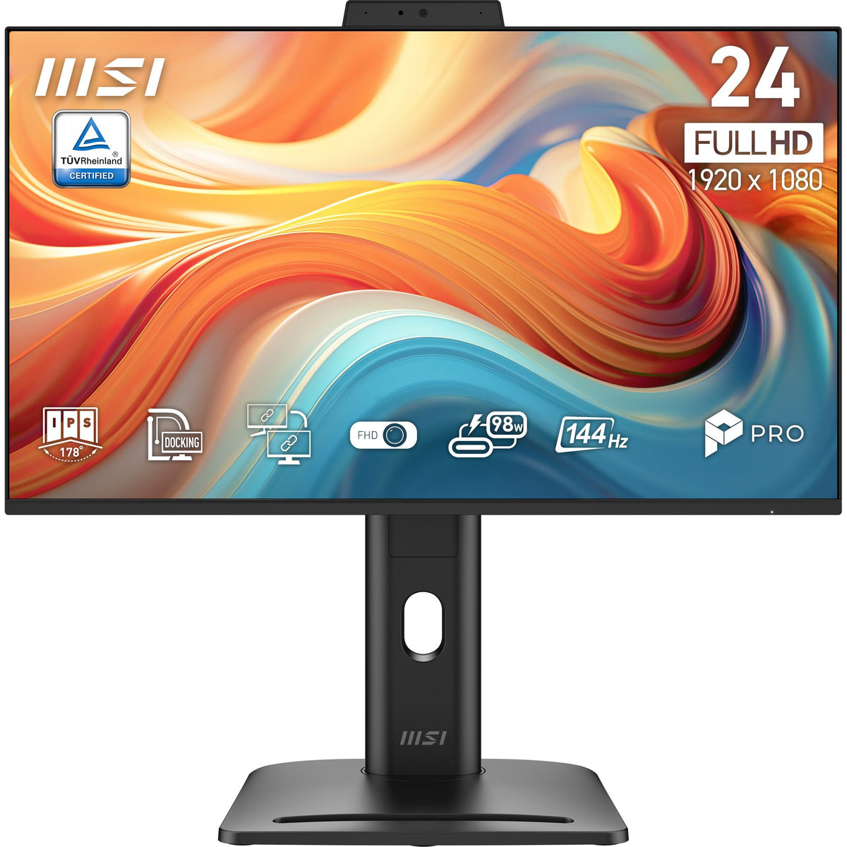 MSI PRO MP245PDG 23.8" Full HD 144Hz IPS Monitor HDMI DP USB-C Speakers