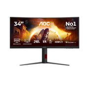 AOC CU34G4Z 34" 240Hz WQHD VA Gaming Monitor HDR400 DP/HDMI