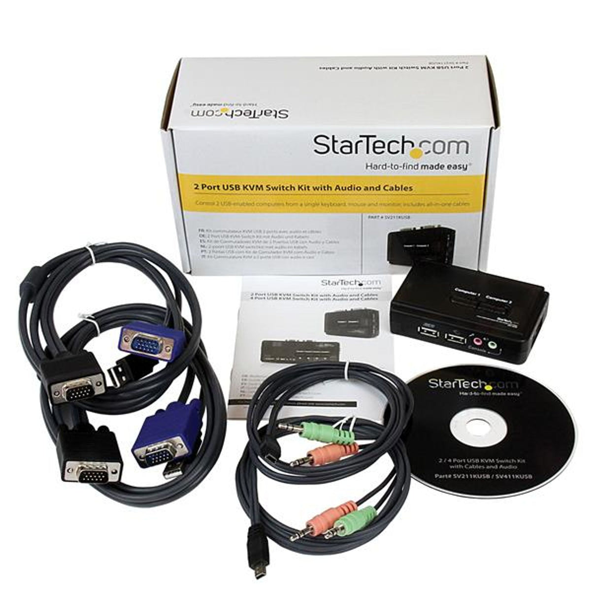 StarTech.com SV211KUSB KVM Switchbox 2 Comp VGA 2048x1536