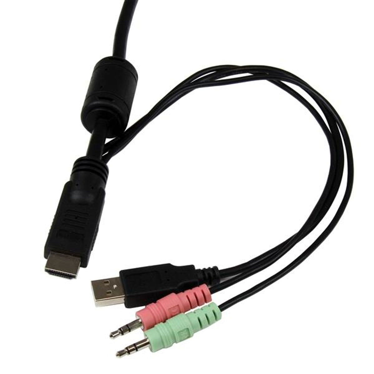 StarTech.com 2-Port USB HDMI KVM Switch with Audio and Remote Selector