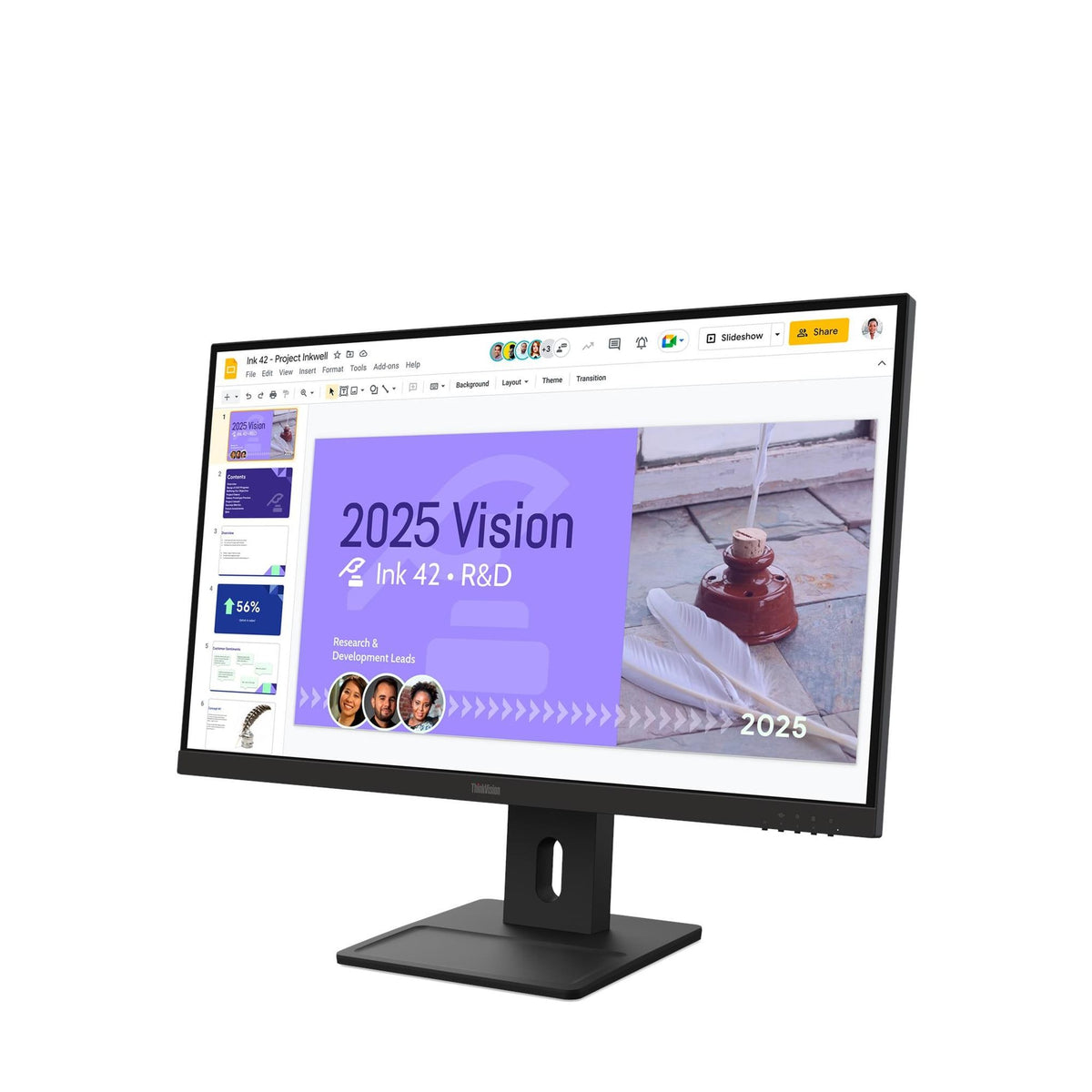 Lenovo ThinkVision E27Q-40 27" QHD IPS 100Hz Monitor 2560x1440 2xHDMI DP VESA Adjustable tl:270ae02c