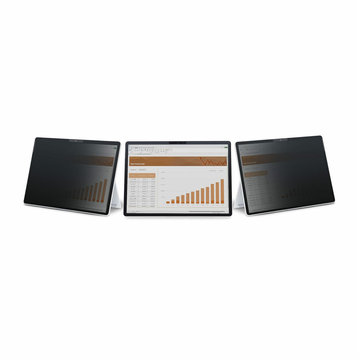 StarTech.com Anti-Glare Privacy Screen Protector 13" Black Blue Light Reduction