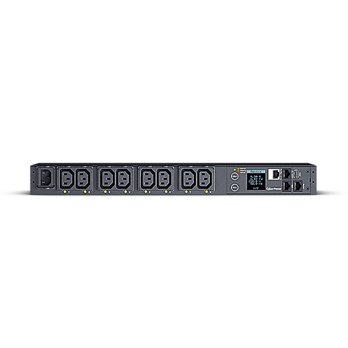 CyberPower Switched EPDU 1RU Horizontal 12Amp 8x IEC-320 C13 Out IEC-320 C14 In