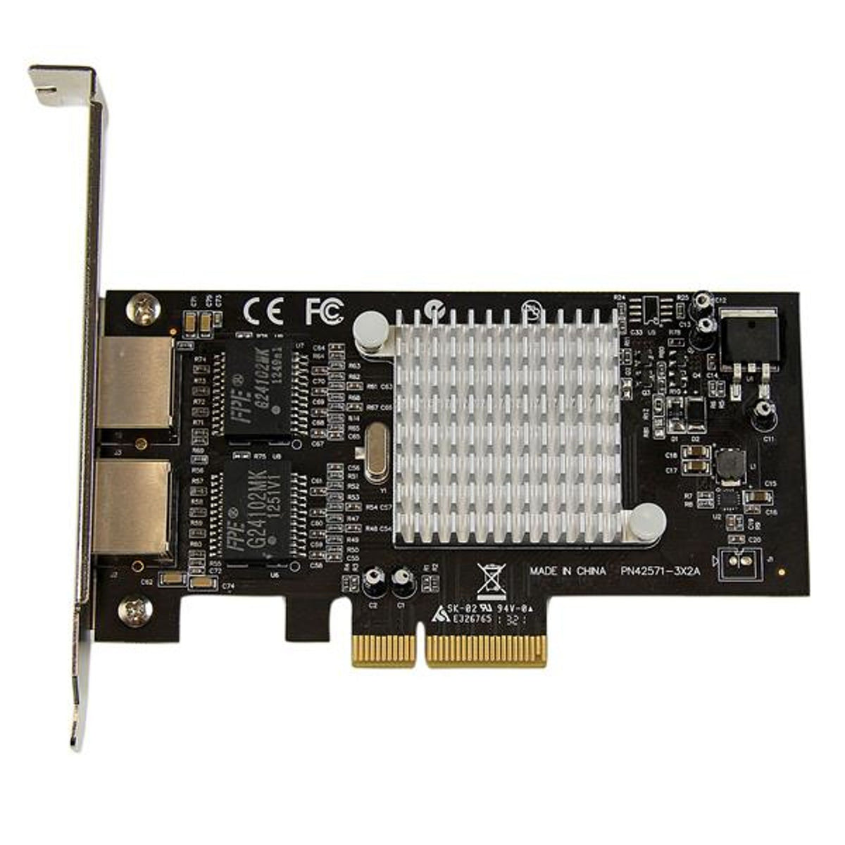 StarTech.com Gigabit Ethernet Card PCI Express x4 8Gbit/s 2Port