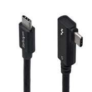 StarTech 80cm Right Angle Thunderbolt 5 Cable 80Gbps 240W PD 8K USB-C-Compatible