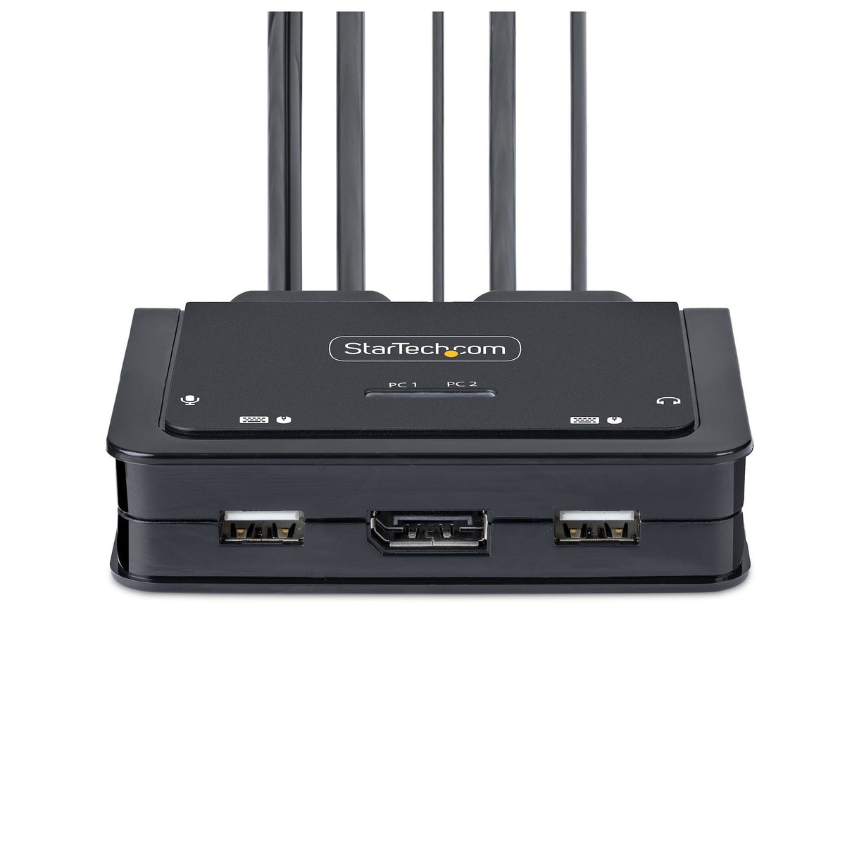StarTech KVM Switchbox 2 Comp 1 User 4K 3840x2160 4 USB DP Desktop