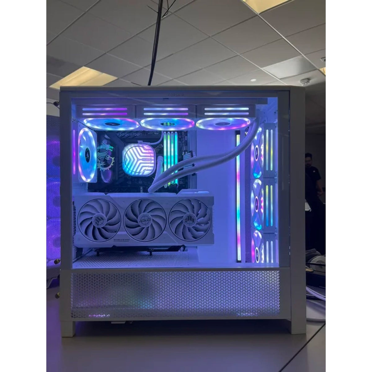Corsair LS350 Aurora RGB 350mm Light Strips Addressable LEDs Magnetic Mount Black tl:95f42052
