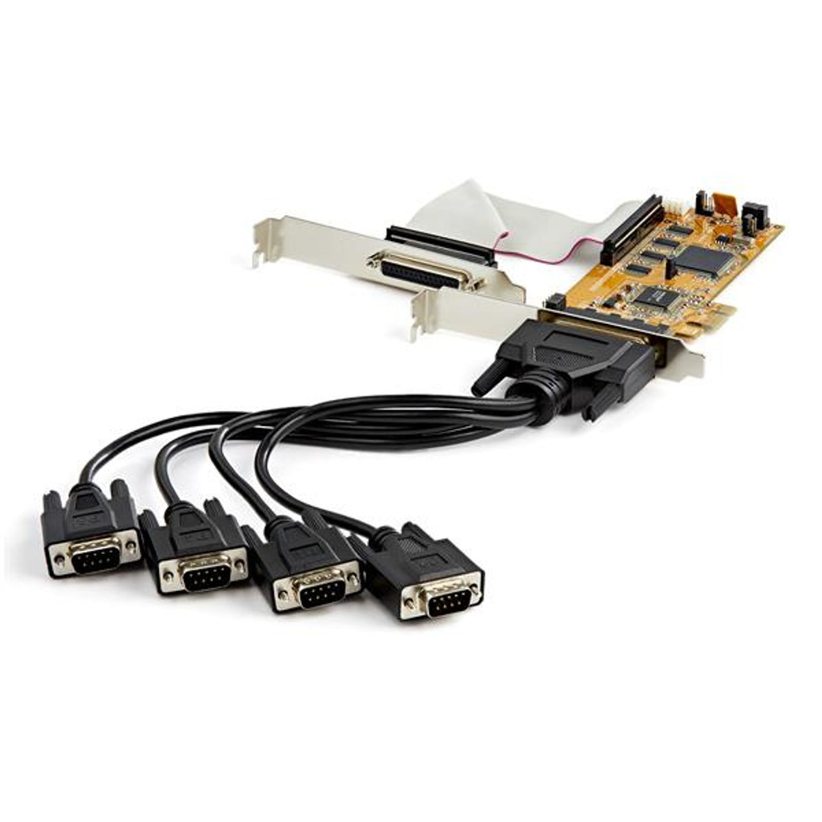 StarTech.com 8-Port PCI Express RS232 Serial Adapter Card 16C1050 UART Low