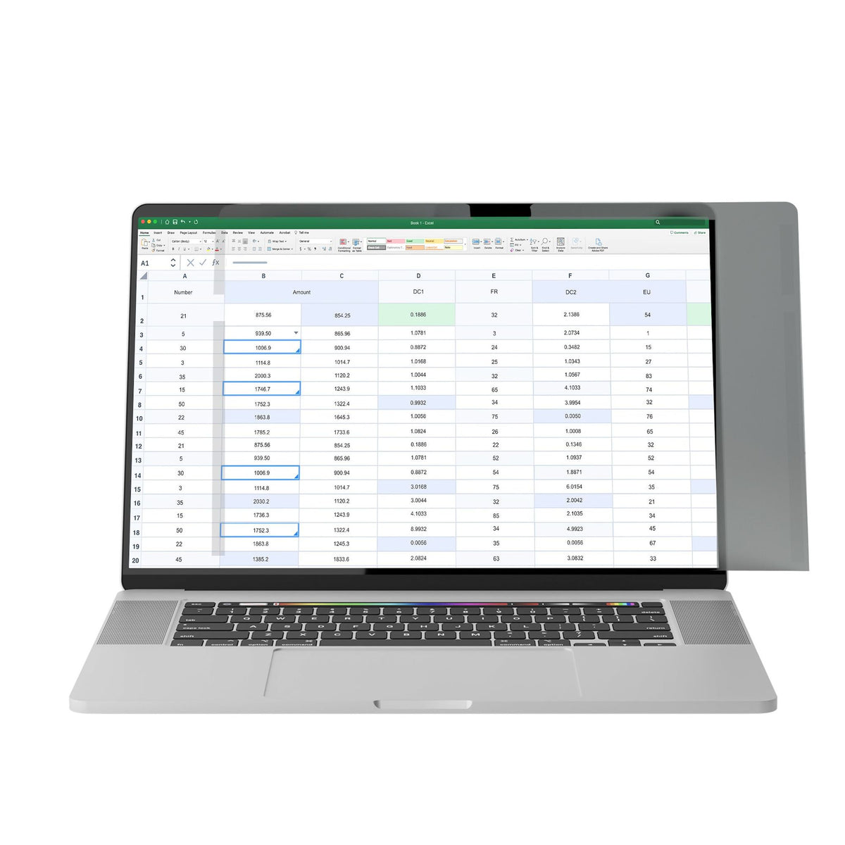 StarTech.com 16-inch MacBook Pro Anti-Glare Privacy Screen 51% Blue Light
