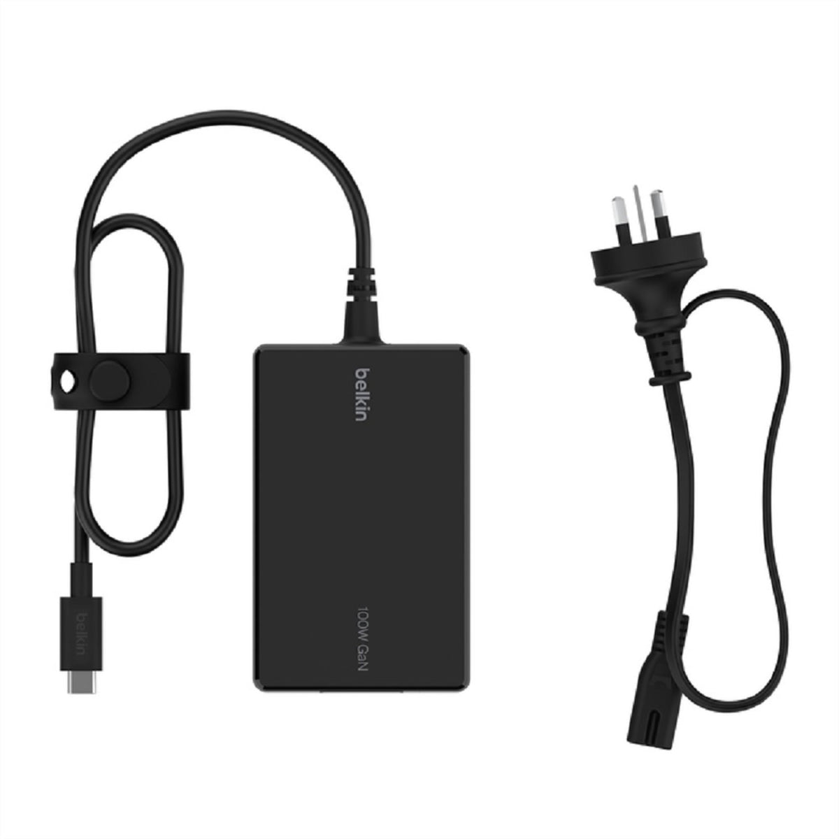 Belkin Connect 100W USB-C Power Adapter 2.44m Cable Black
