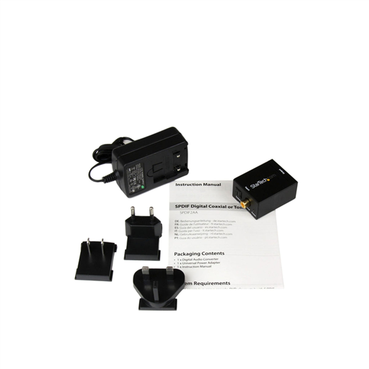 StarTech.com Audio Adapter Black