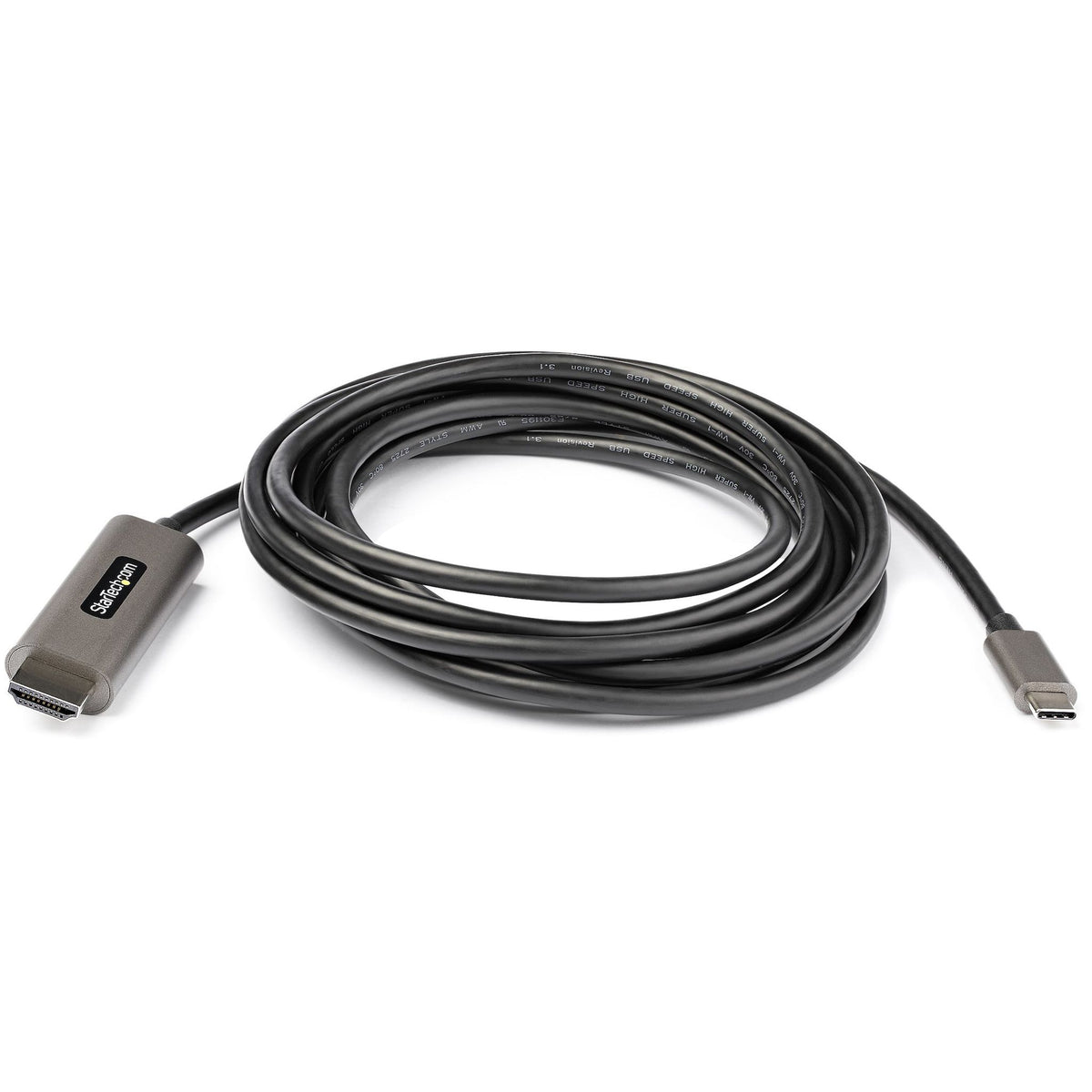 StarTech.com 3m USB C to HDMI Cable 4K 60Hz HDR Black