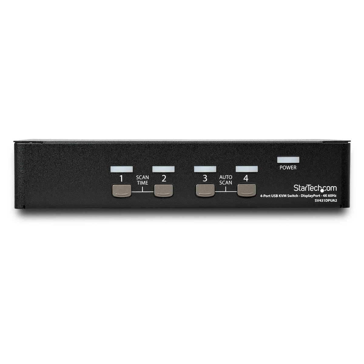 StarTech.com SV431DPUA2 4-Port DisplayPort KVM Switch 4K 60Hz with Audio & USB