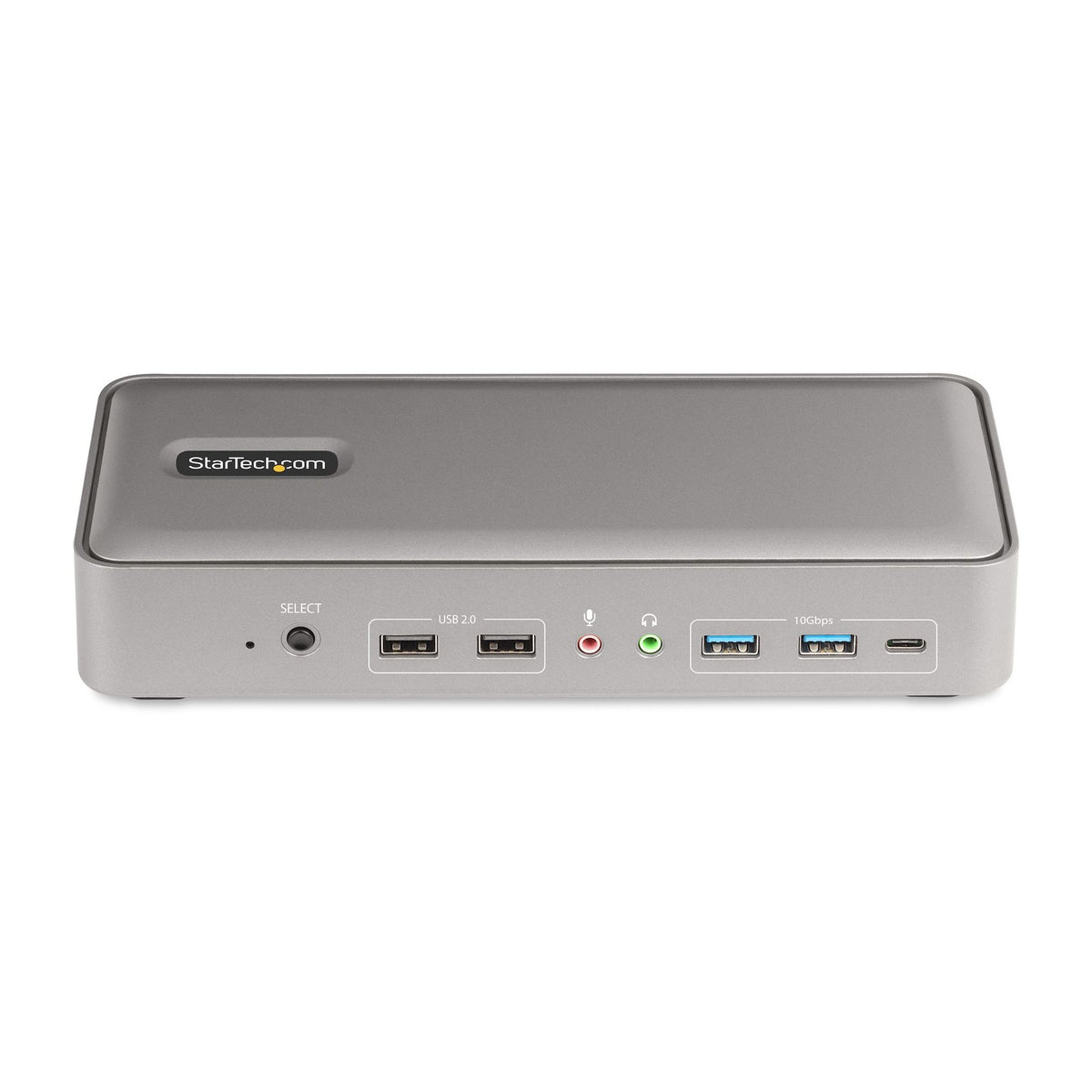 StarTech.com Dual-Laptop USB-C KVM Dock 4K 60Hz DP 5xUSB GbE 90W/45W PD