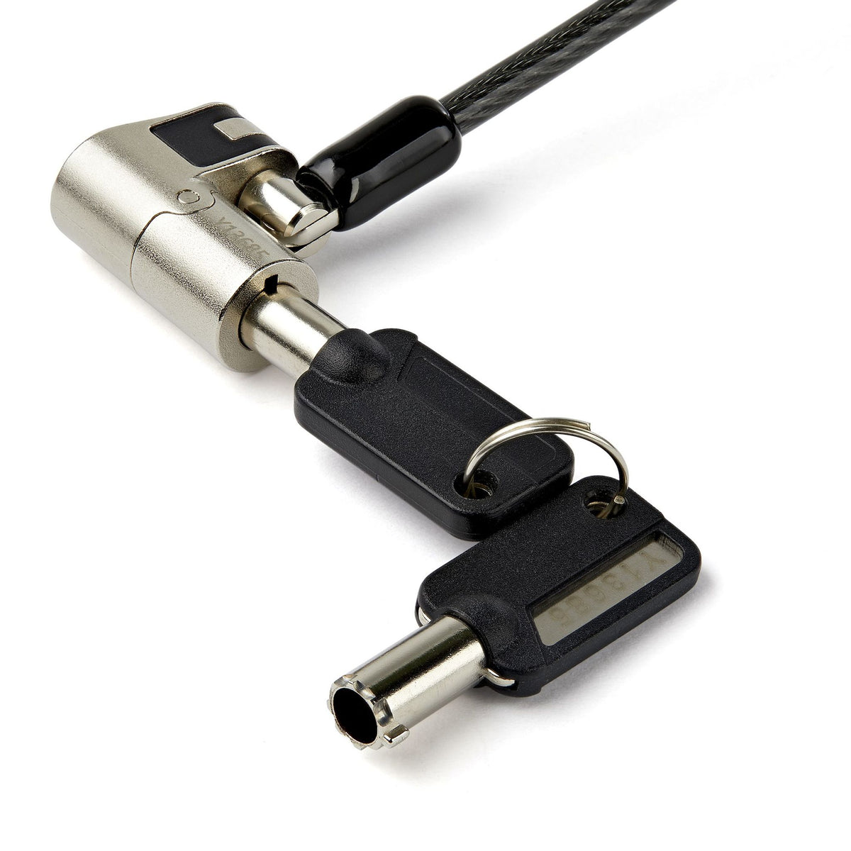 StarTech Com 2m 3-in-1 Universal Laptop Security Cable Lock K Nano Wedge Slot