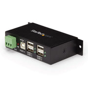 StarTech.com USB Hub - USB Type B - External - Black - TAA Compliant - 4 Total
