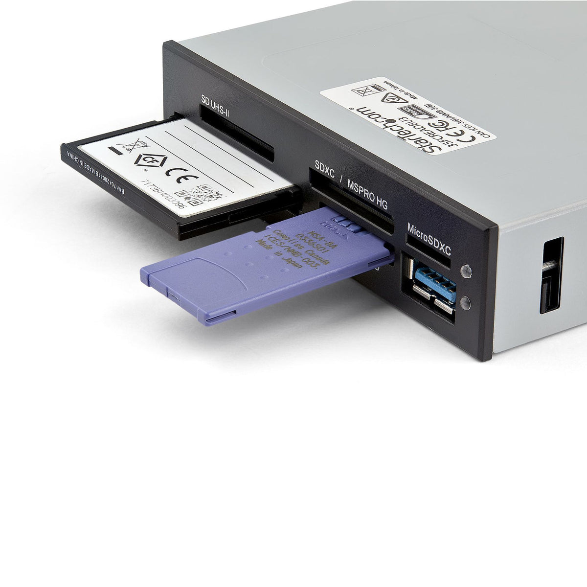 StarTech.com USB 3.0 Internal Multi-Card Reader UHS-II SD MicroSD MS CF