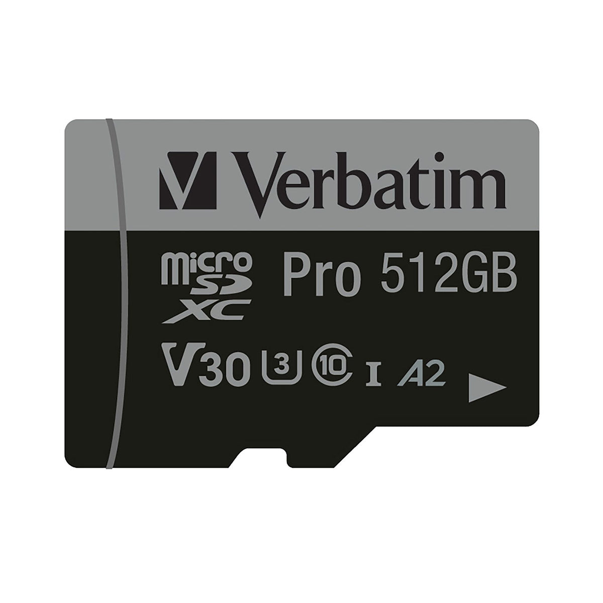 Verbatim Pro 512GB MicroSDXC UHS-I 100MB/s Read Speed