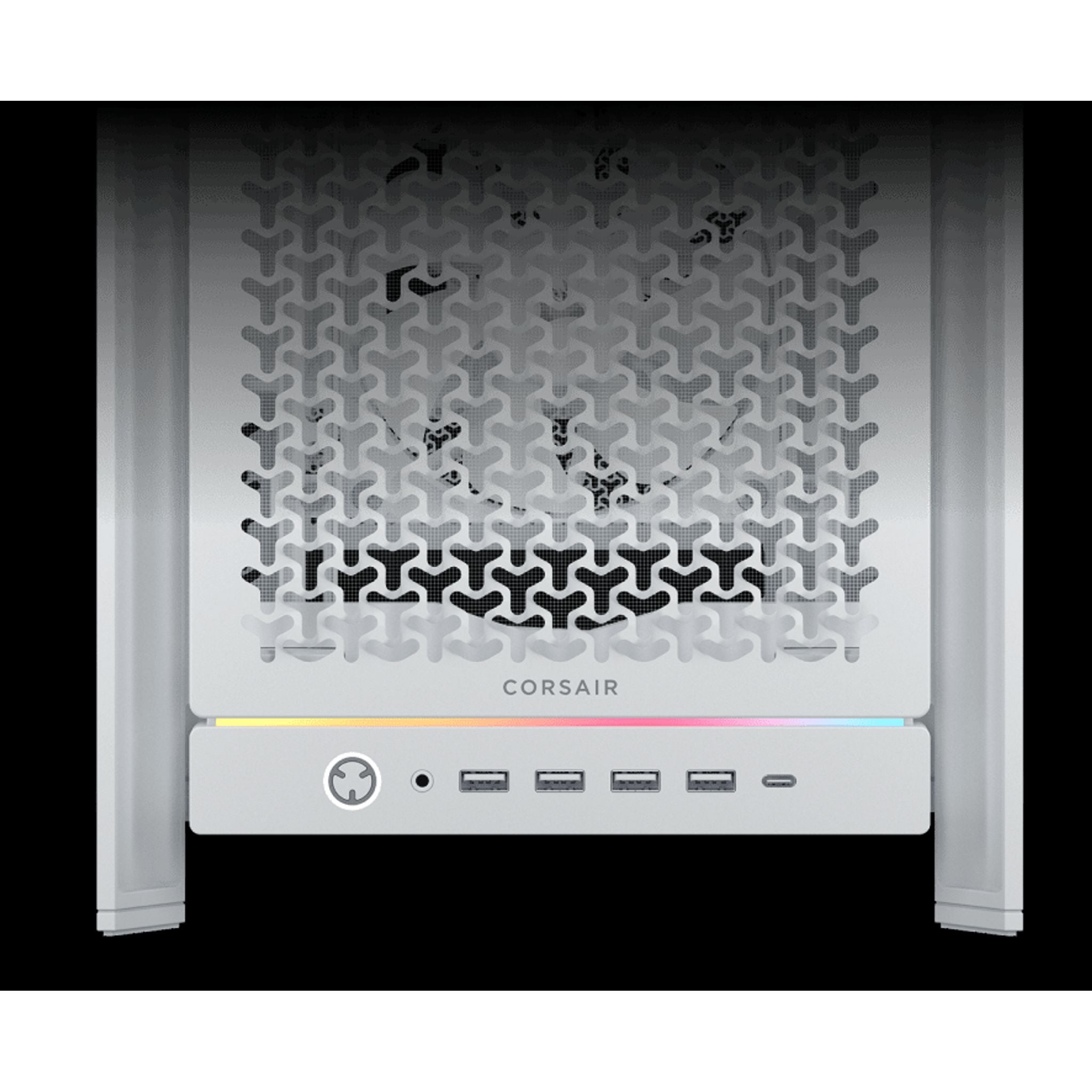 Corsair FRAME 5000D RS HIGH-AIRFLOW MID-TOWER PC CASE - WHITE ATX 450mm GPU 1... tl:2ed9a849