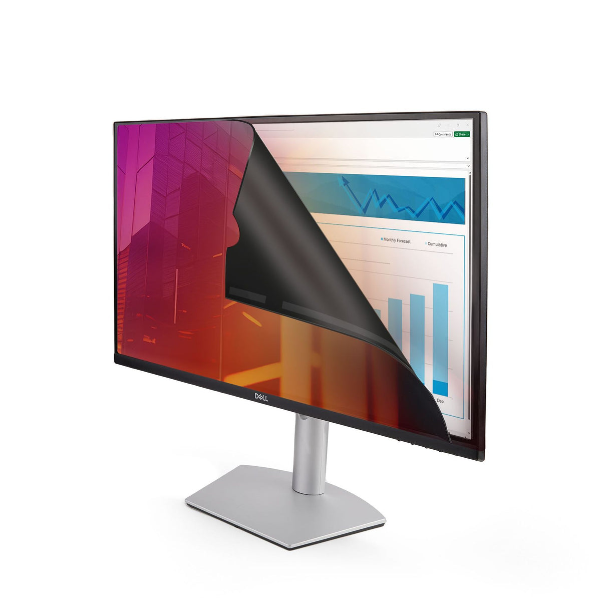 StarTech.com 27" Gold Anti-Glare Privacy Screen Blue Light Filter