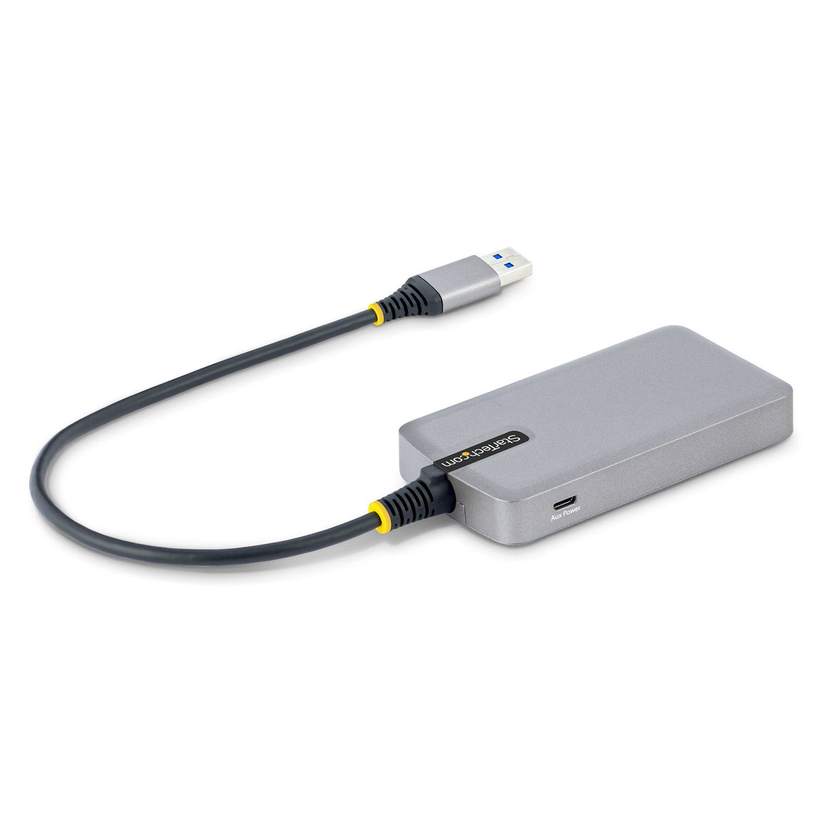 StarTech 3-Port USB Hub with Gigabit Ethernet 5Gbps Bus-Powered USB-A Ports