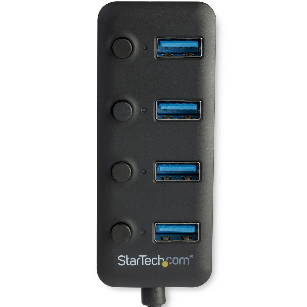 StarTech 4-Port USB 3.0 Hub 4x USB-A On/Off Switches 5Gbps UASP Support