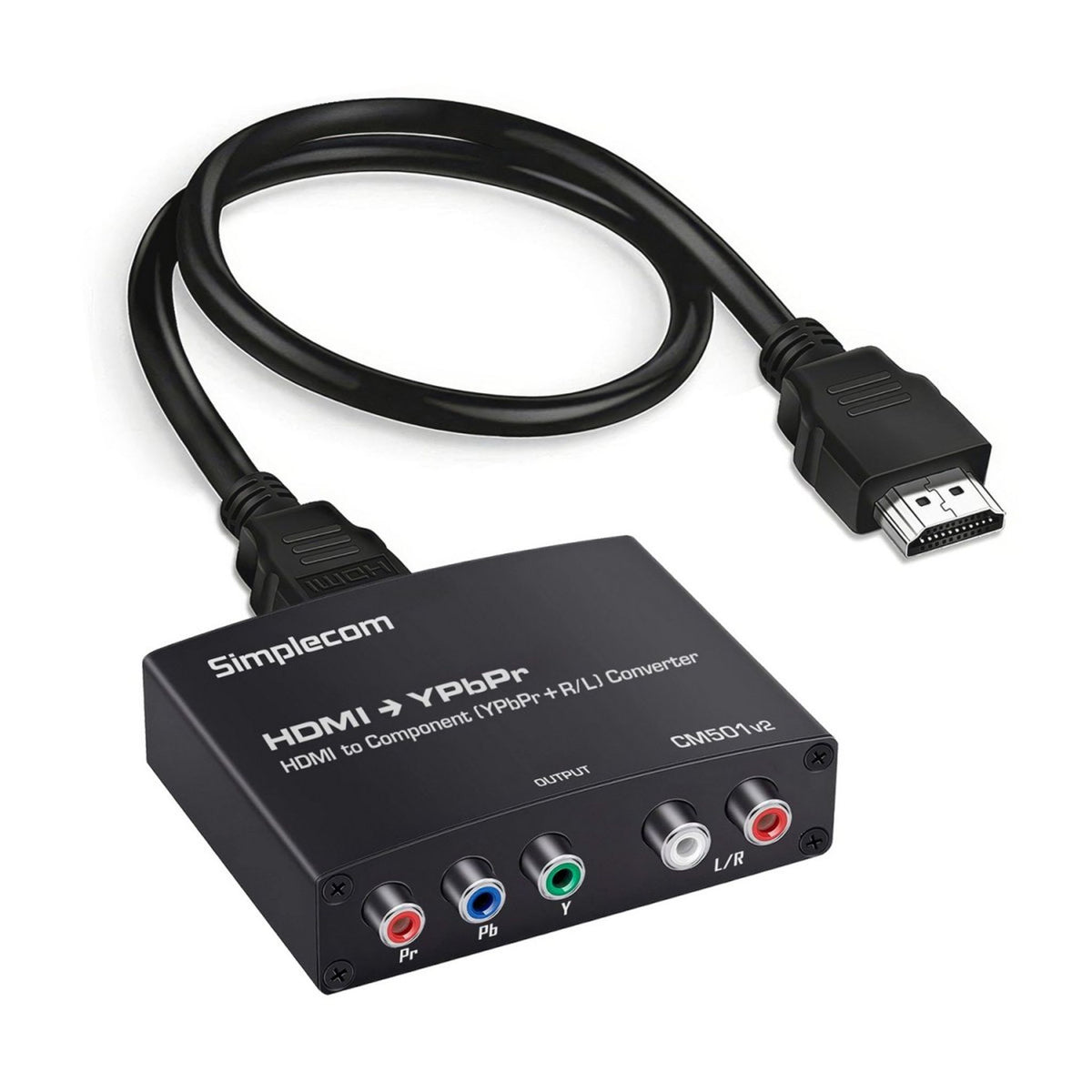 Simplecom CM501v2 HDMI to Component Video YPbPr and Audio L/R Converter tl:6b9ea8c1