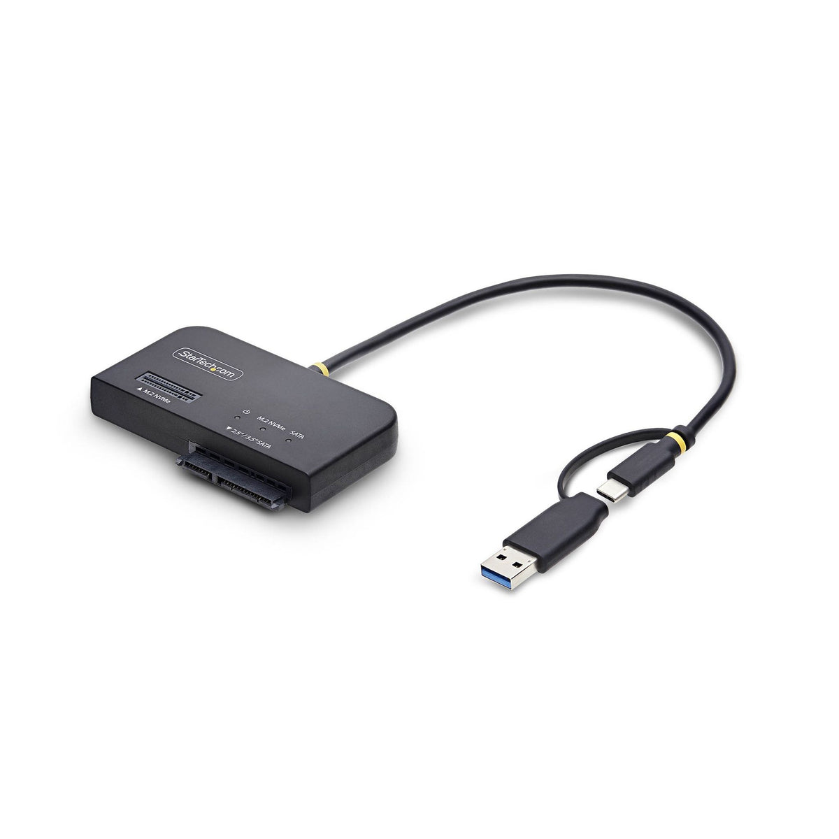 StarTech USB-C/USB-A to M.2 NVMe & SATA Adapter 10Gbps Tool-Free SSD Reader
