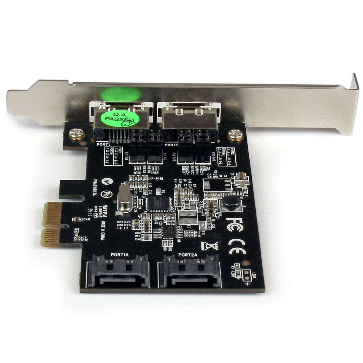 StarTech PCIe SATA III eSATA Controller Card 2 Port Dual