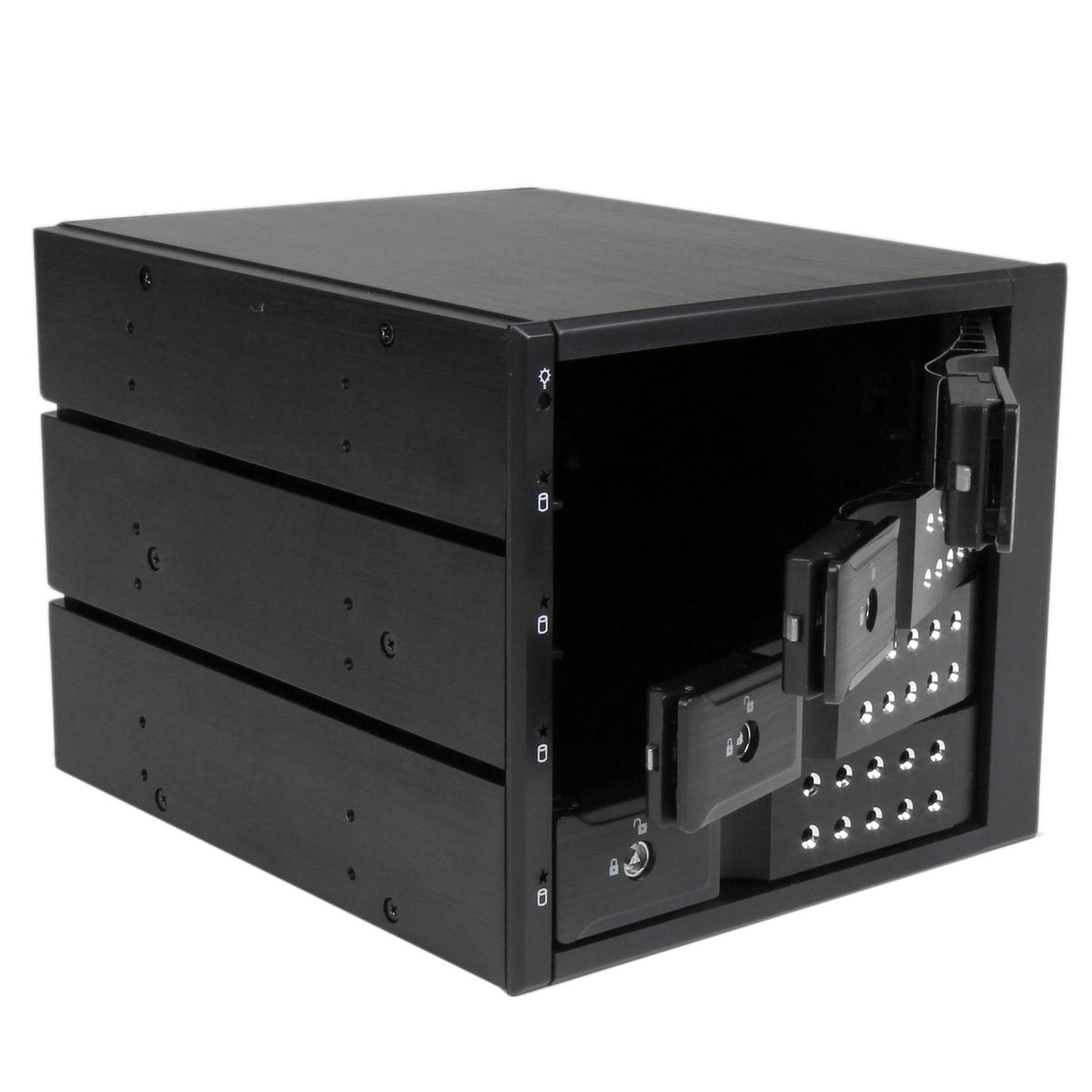 StarTech.com 5.25" SAS/SATA/600 Internal Drive Enclosure Black