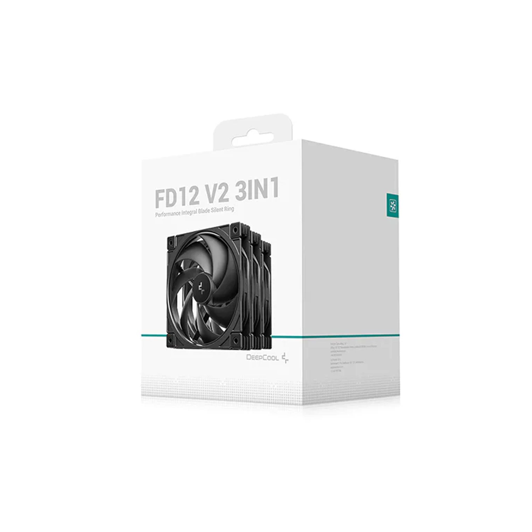 DEEPCOOL FD12 V2 120mm 4-Pin PWM Hydro Bearing Silent Case Fan tl:2f75b5f9