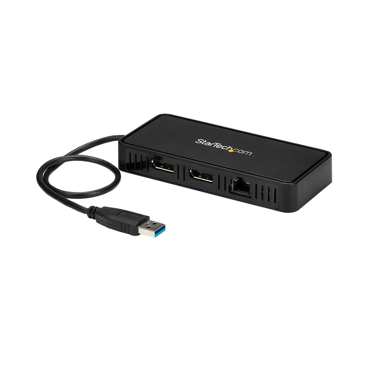 StarTech.com USB 3.0 Type-A Docking Station Black 4K DP HDMI Ethernet