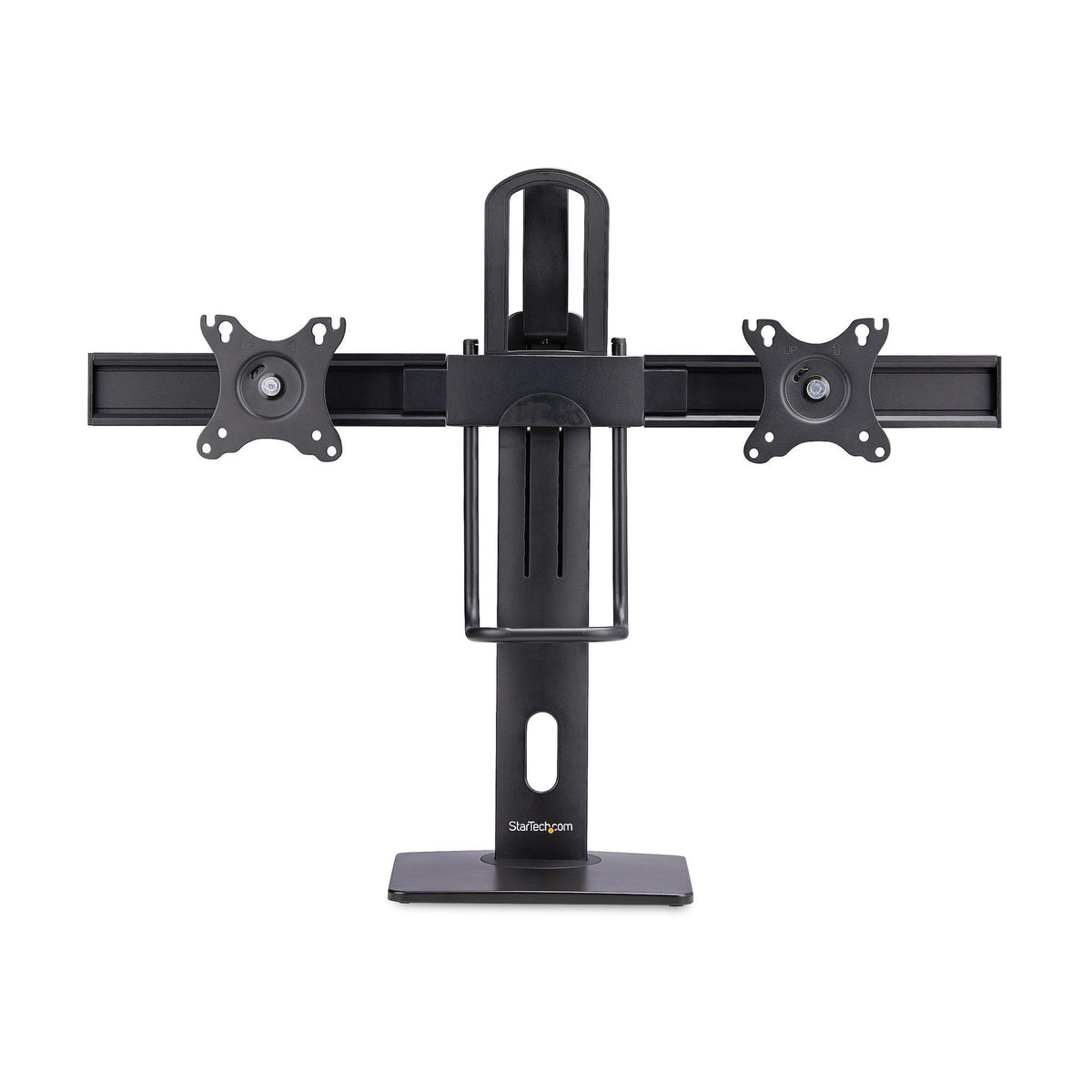 StarTech.com Crossbar Dual Monitor Stand 27" VESA 75x75/100x100 Adjustable