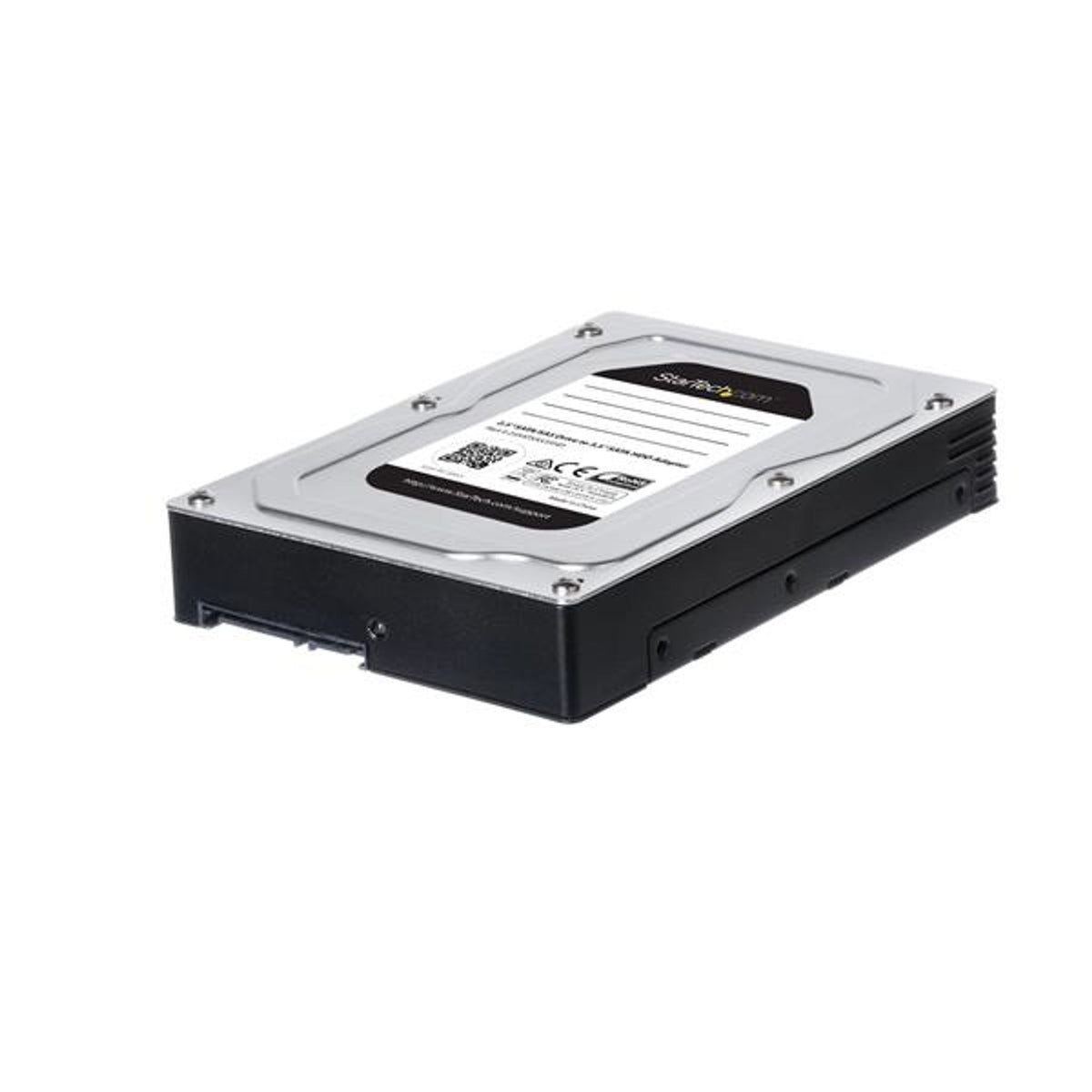 StarTech.com 3.5" SATA/600 SAS Drive Bay Adapter Silver/Black