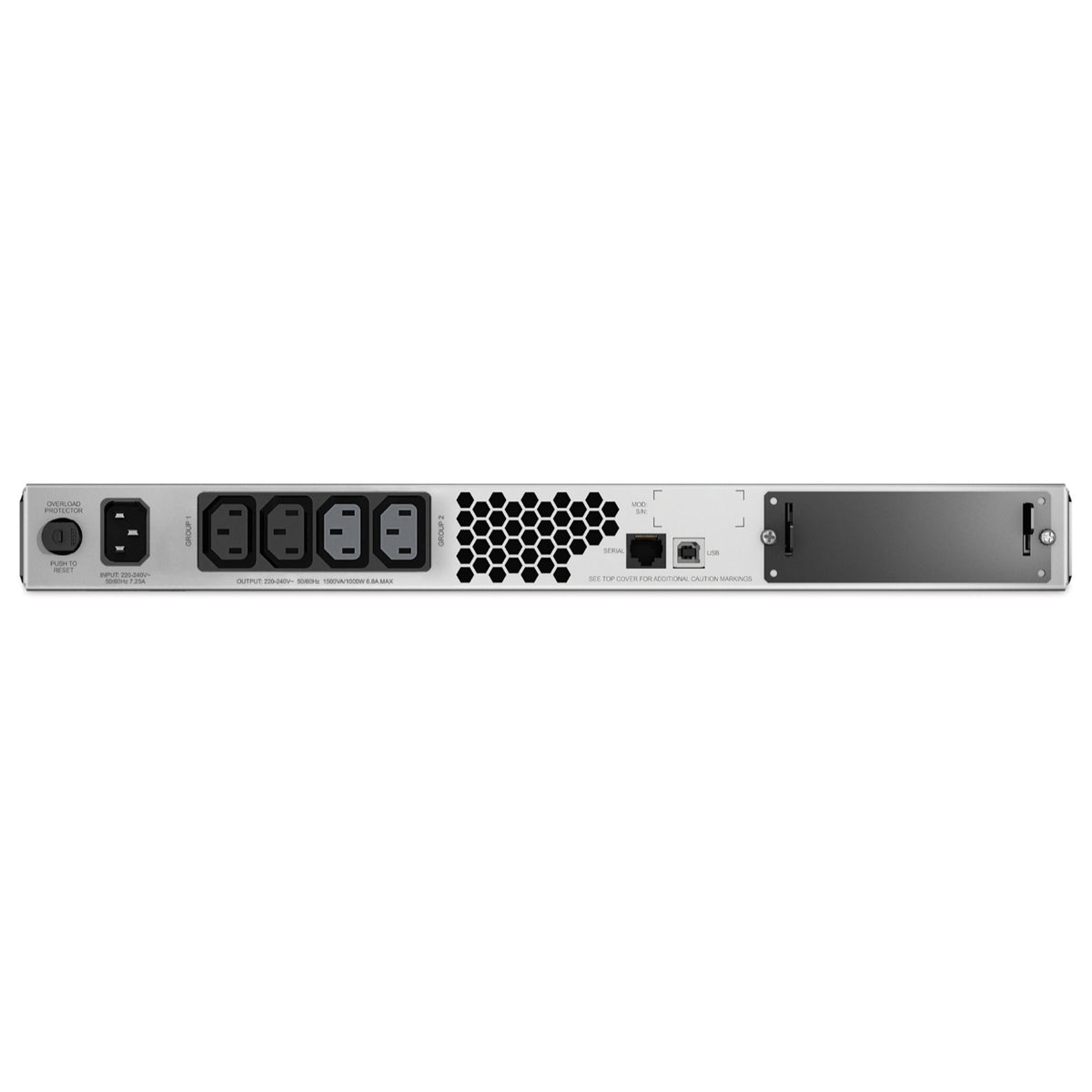 APC Smart-UPS 1500VA Line Interactive 1U Rackmount 4x IEC C13 Outlets AVR LCD