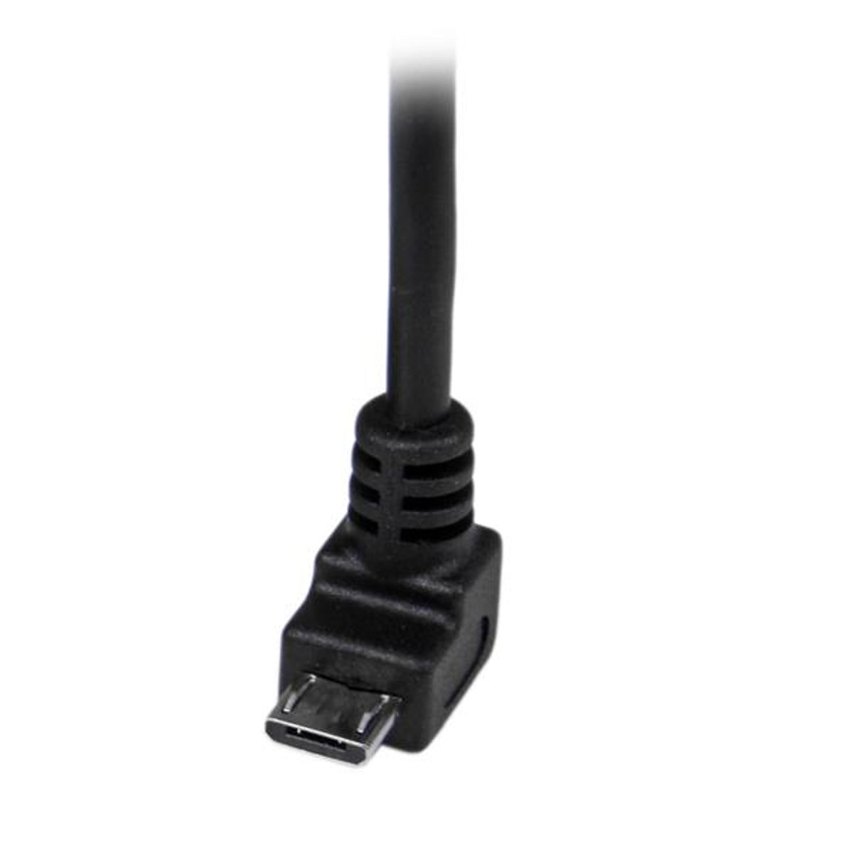 StarTech.com 2m Micro USB A to Down Angle B Cable 480Mbit/s Black