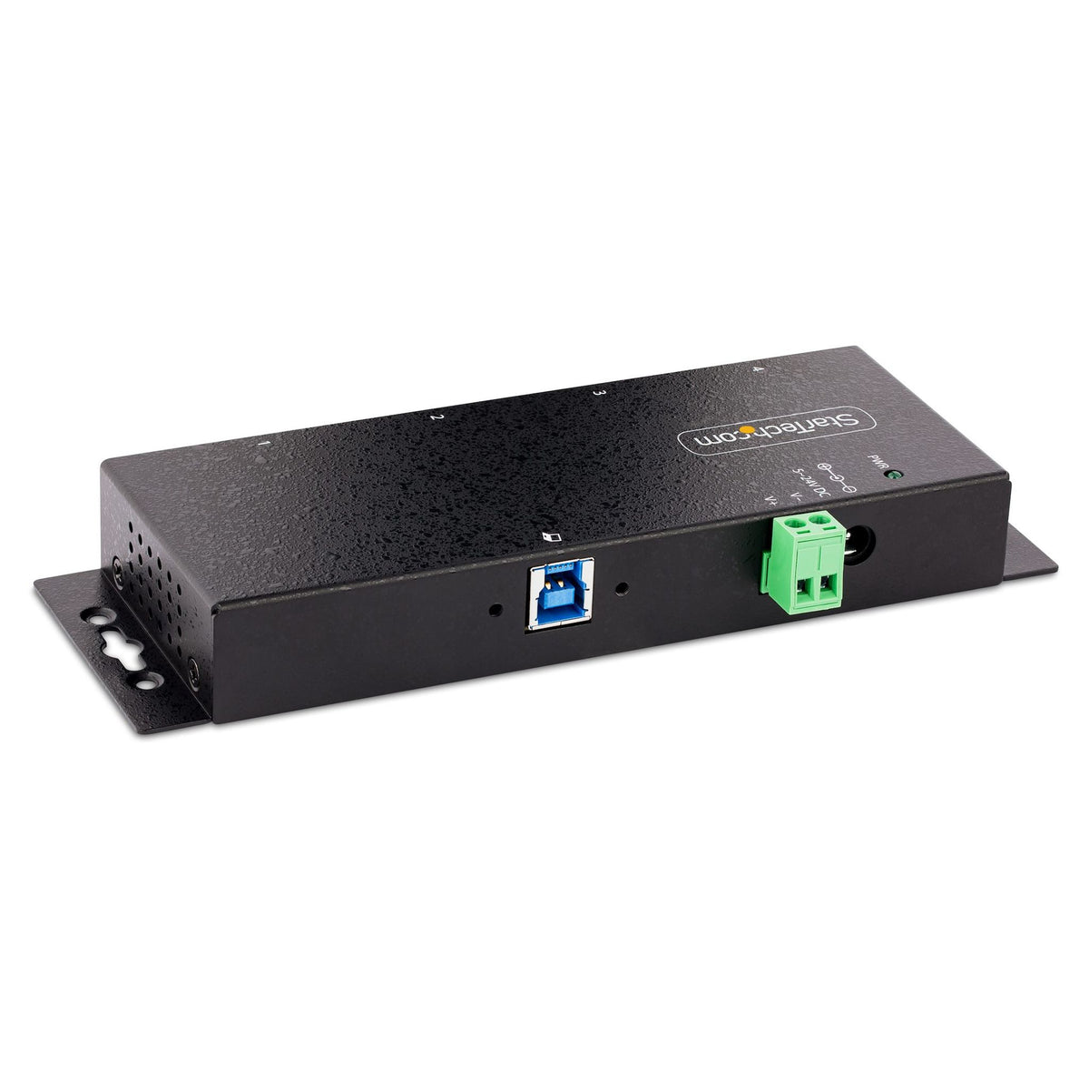 StarTech 4-Port Industrial USB 3.0 Rugged Hub 5Gbps ESD Protected Mountable