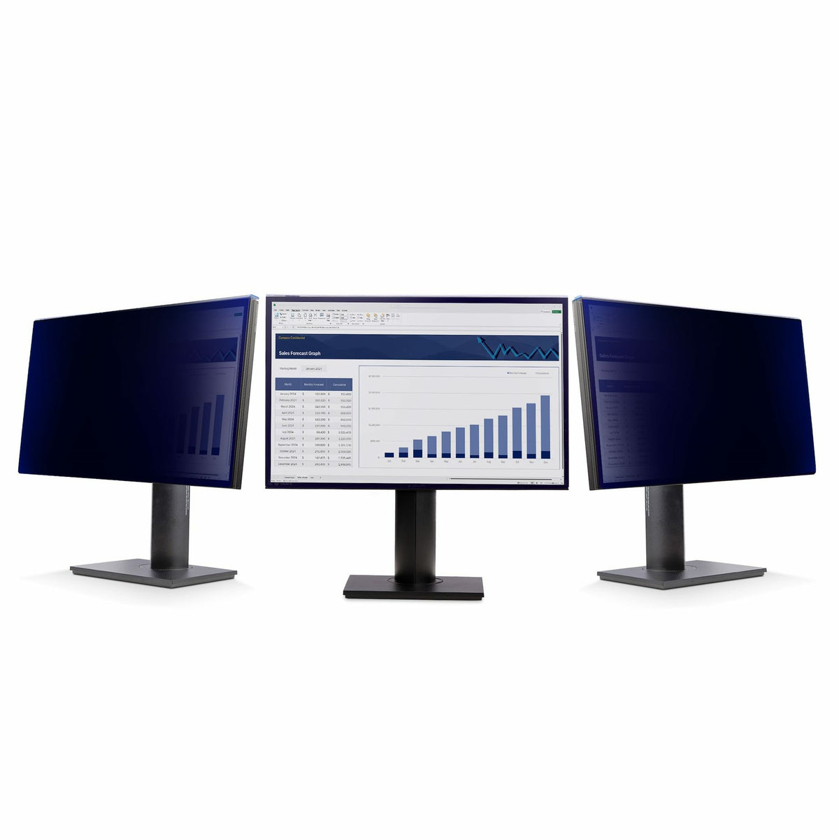 StarTech 27" Hanging Acrylic Monitor Privacy Screen Glossy