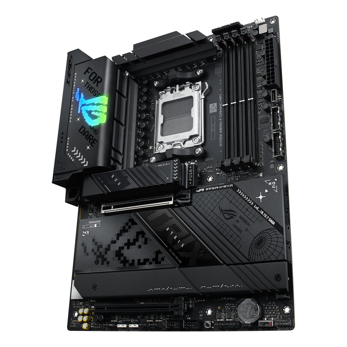 ASUS ROG STRIX X870-F GAMING WIFI AM5 ATX Motherboard DDR5 192GB 4x M.2 Wi-Fi 7 tl:4fbc6695