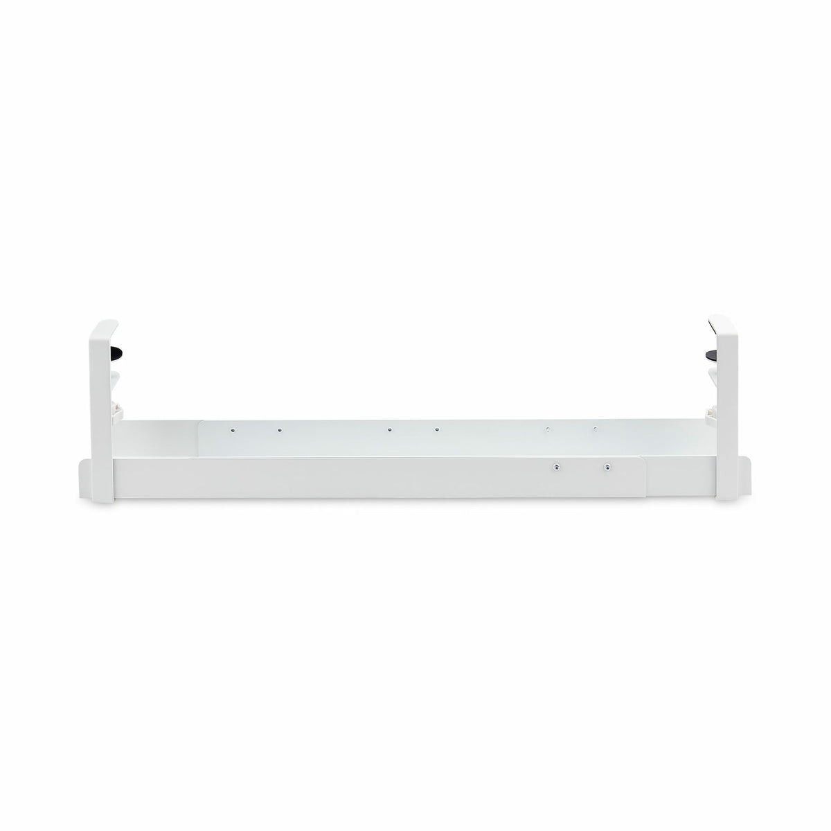 StarTech.com Under Desk Cable Management Tray Adjustable Length Clamp-On White