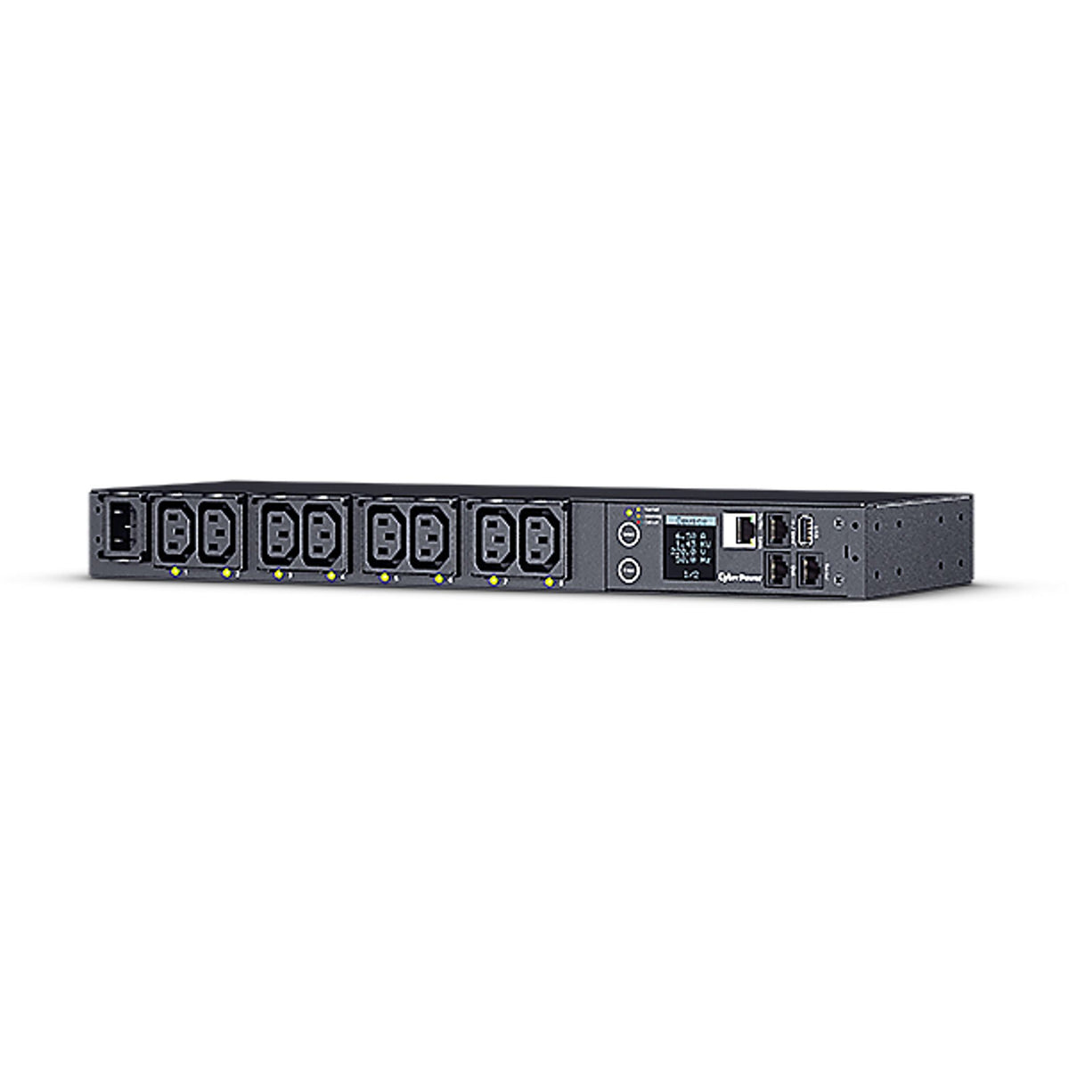 CyberPower Switched EPDU 1RU Horizontal 12Amp 8x IEC-320 C13 Out IEC-320 C14 In