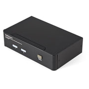 StarTech.com 2-Port USB HDMI KVM Switch with Audio and USB Hub - 1080p Hotkey