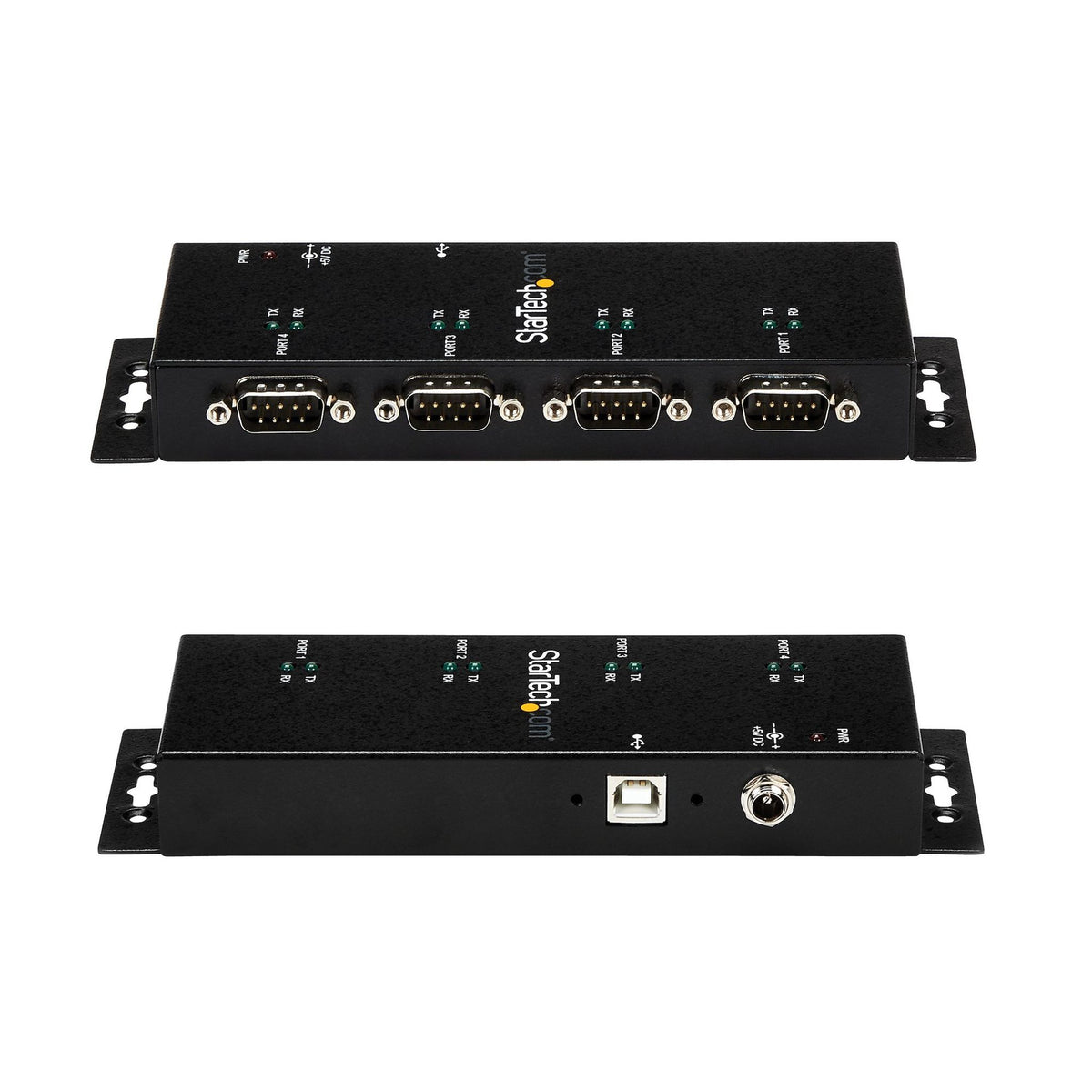 StarTech.com Wall Mountable USB Serial Hub 4 Port USB 1 Port