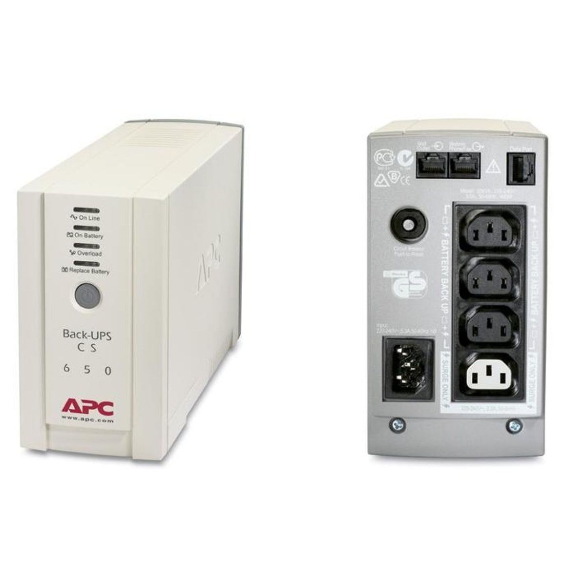 APC BACK-UPS CS 650VA 230V Tower UPS
