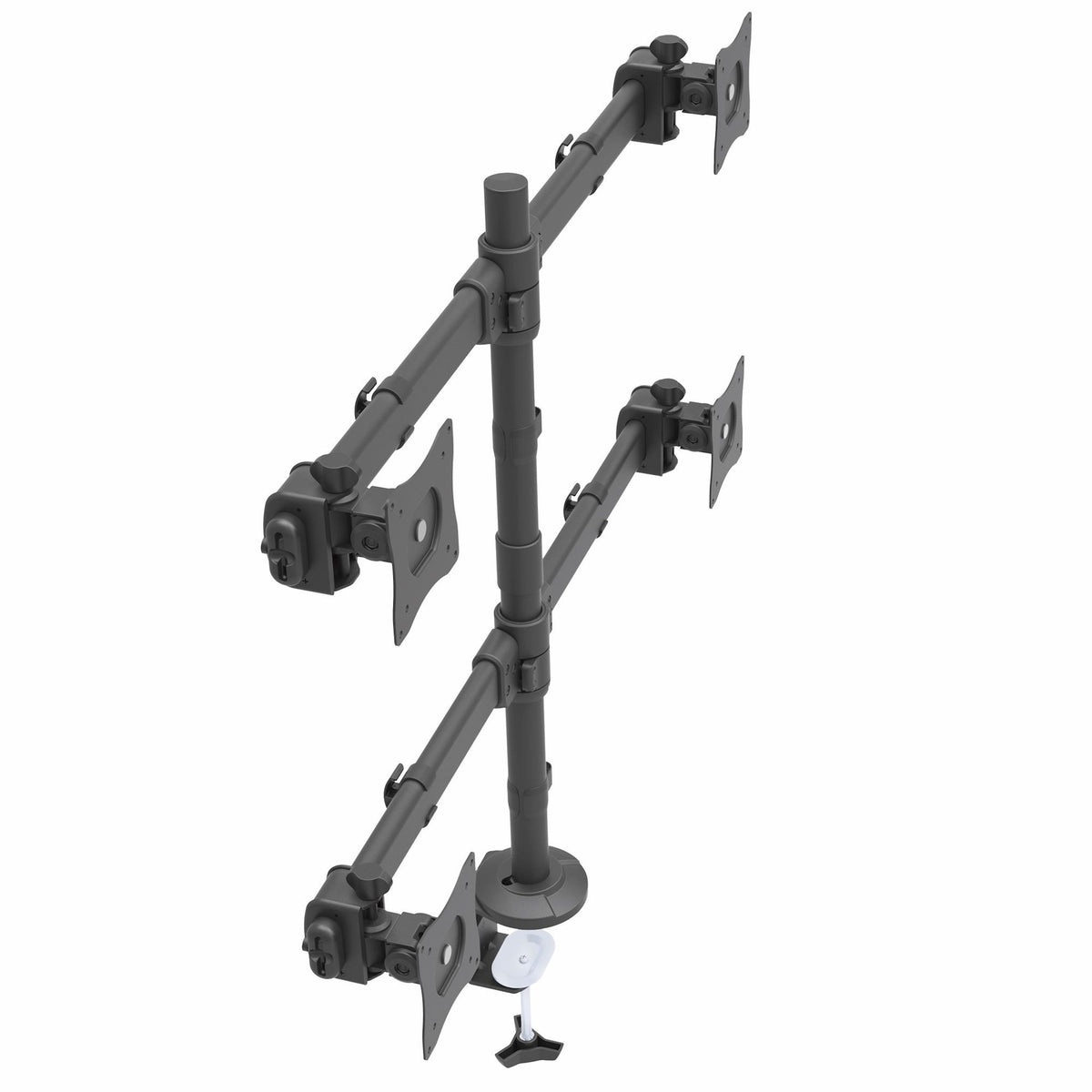 StarTech.com Quad Monitor Arm 4 VESA 27" 8kg Height Adjustable Steel Mount
