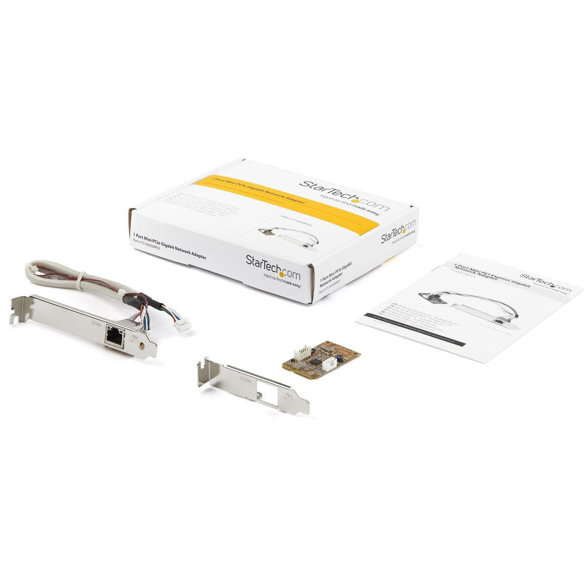 StarTech.com Gigabit Ethernet Card Mini PCI Express 1Port 10/100/1000Base-T